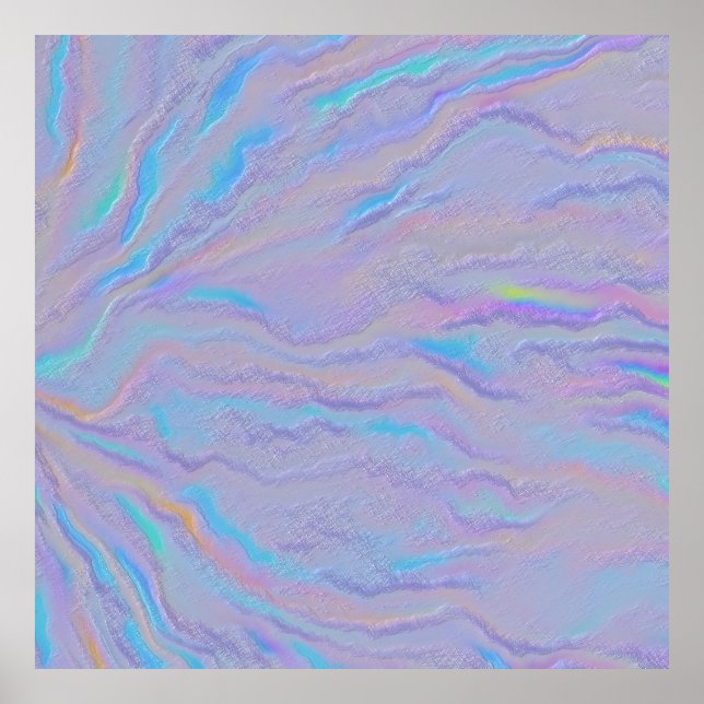 Mezmerizing Iridescent Stone Poster (Front)