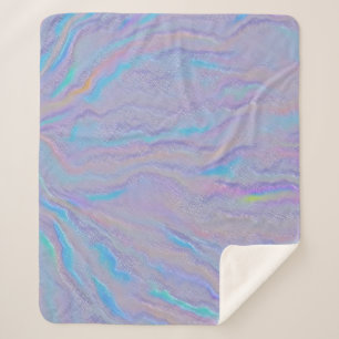 Mezmerizing Iridescent Stone Sherpa Blanket