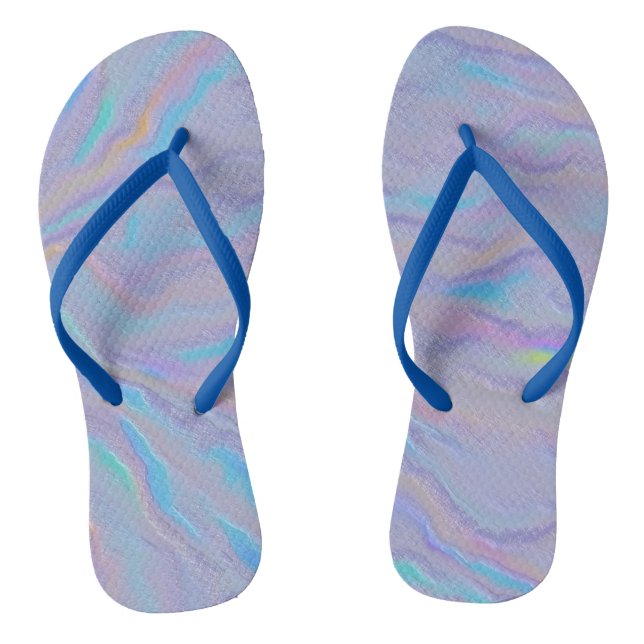 Mezmerizing Iridescent Stone Thongs (Footbed)