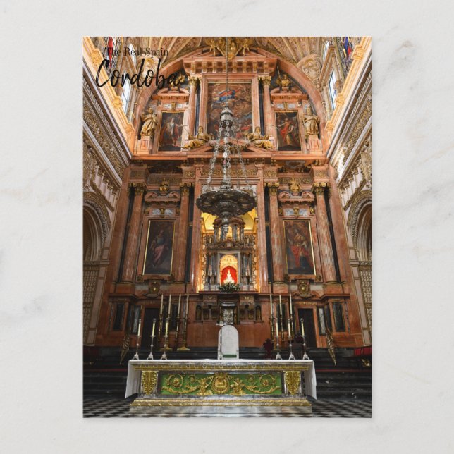 Mezquita Altar - Cordoba  Postcard (Front)