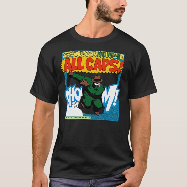 mf doom all caps T-Shirt Essential T-Shirt (Front)