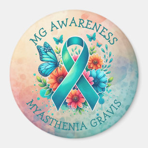 MG Awareness Myasthenia Gravis Ribbon Magnet