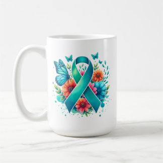 MG Awareness | Myasthenia Gravis Warrior Ribbon Coffee Mug
