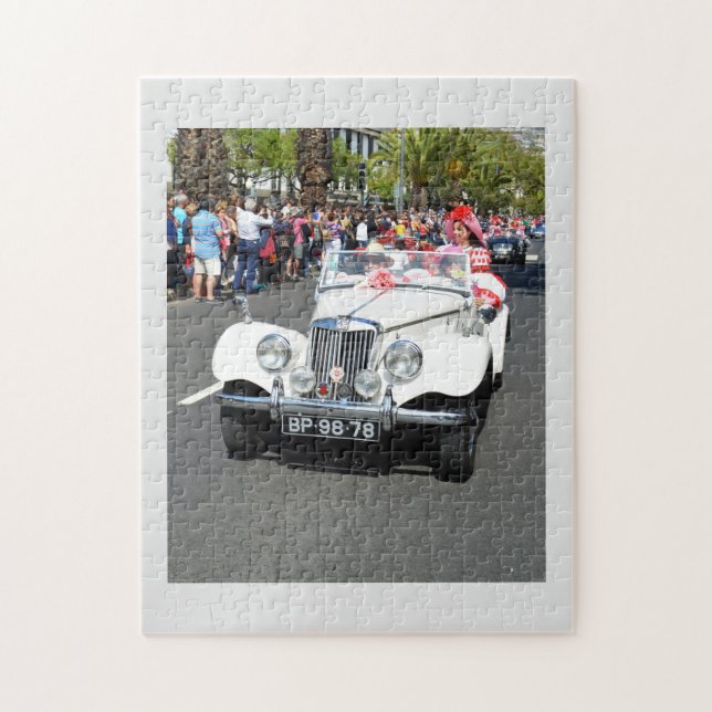 MG car in Madeira Jigsaw Puzzle (Vertical)