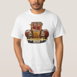 MG Classic Car Graphic Lithograph T-Shirt