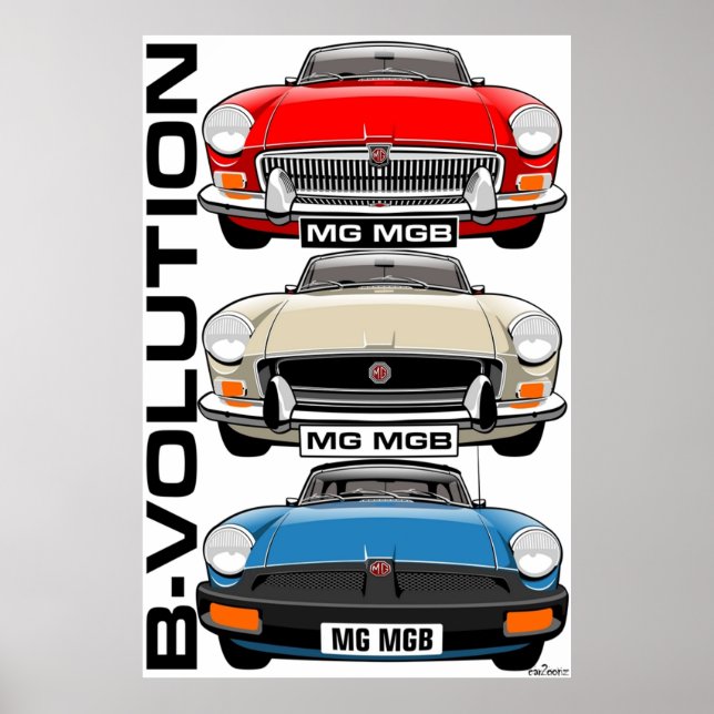 MG MGB evolution Poster (Front)