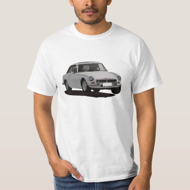 MG MGB GT - grey T-Shirt (Front)