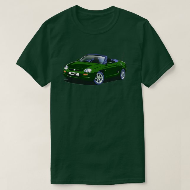MG Rover MGF car in British Racing Green T-Shirt (Design Front)