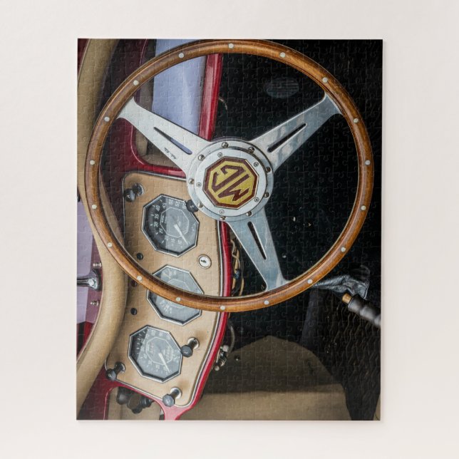 MG TF classic British sports car Jigsaw Puzzle (Vertical)