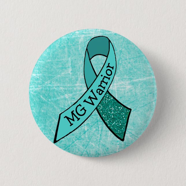 MG Warrior Awareness Ribbon Button (Front)