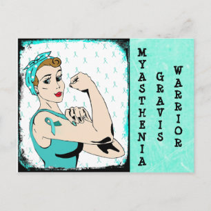 MG Warrior Lady Postcard