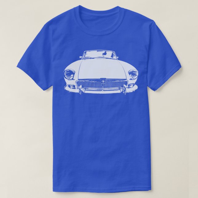 MGB 1970s classic monoblock white 1 T-Shirt (Design Front)