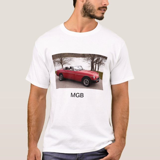 MGB, sports car, british, 1976,red T-Shirt (Front)