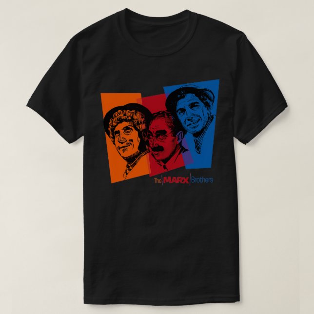 MGM Marx Brothers TriColor T-Shirt (Design Front)