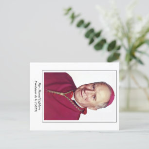 Mgr. Marcel Lefebvre Post Card