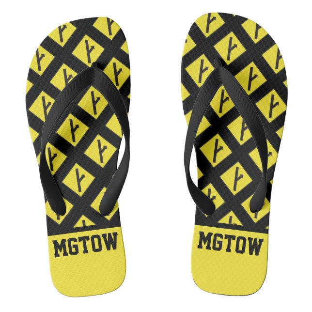 MGTOW - Men Going Their Own Way Thongs (Footbed)