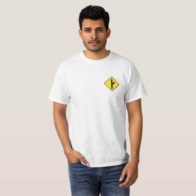 MGTOW Sign T-Shirt by maneconomy.com (Front Full)