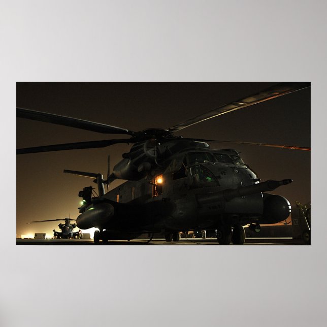 MH-53 Pave Low Helicopter Poster (Front)