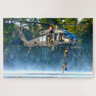 MH-60M BLACK HAWK (20x30 INCH) Jigsaw Puzzle