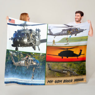 MH-60M BLACK HAWK FLEECE BLANKET