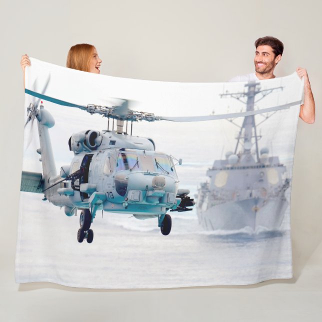 MH-60R SEAHAWK FLEECE BLANKET (In Situ)