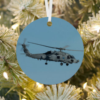 MH-60R Seahawk Metal Tree Decoration
