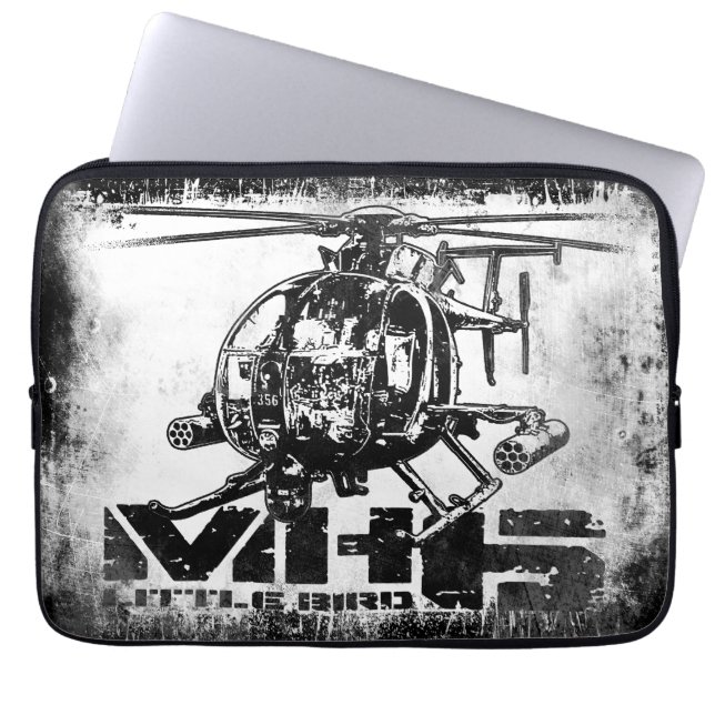 MH-6 Little Bird Laptop Computer Sleeves (Front)