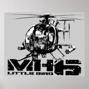 MH-6 Little Bird Poster