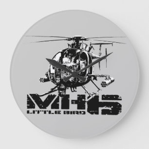 MH-6 Little Bird Wall Clocks