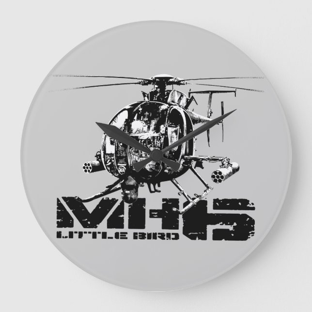 MH-6 Little Bird Wall Clocks (Front)