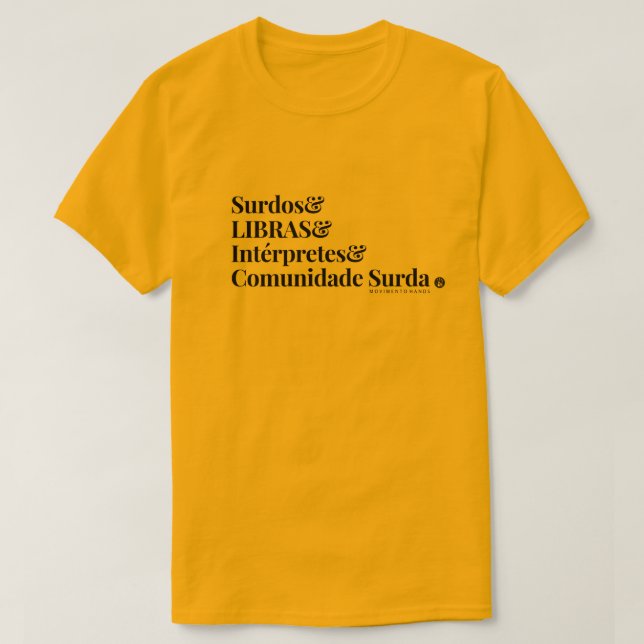 MH Basic - Deaf Community T-Shirt (Design Front)