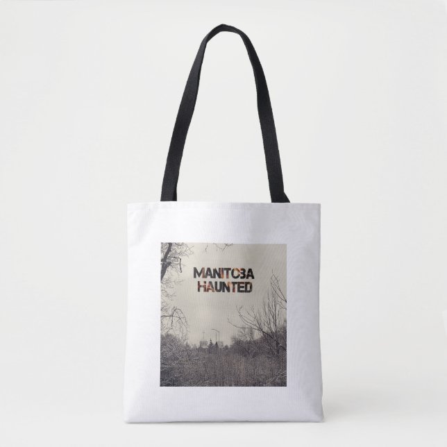 MH tote bag with design, and logo (Front)