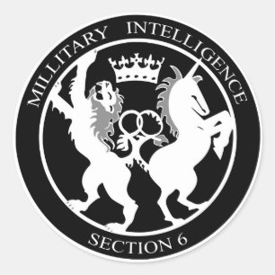 MI6 Logo Classic Round Sticker