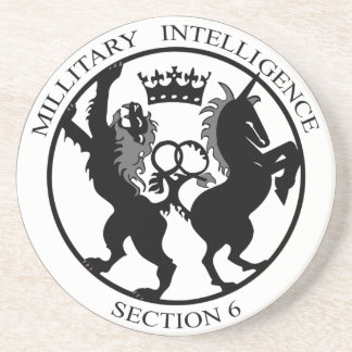 MI6 Logo Secret Service Coaster