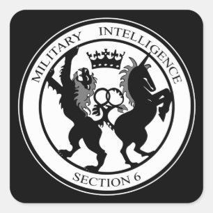 MI6 Logo Square Sticker