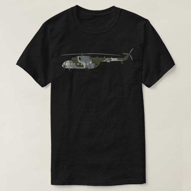 Mi 17 helicopter military T-Shirt (Design Front)