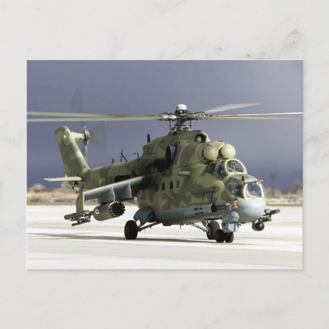 MI-24 Hind Postcard (Front)