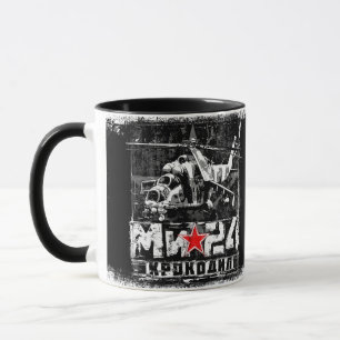 Mi-24 Soviet large helicopter Mug