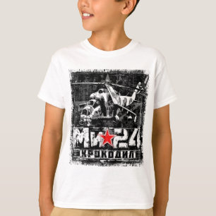 Mi-24 Soviet large helicopter T-Shirt