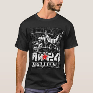 Mi-24 Soviet large helicopter T-Shirt