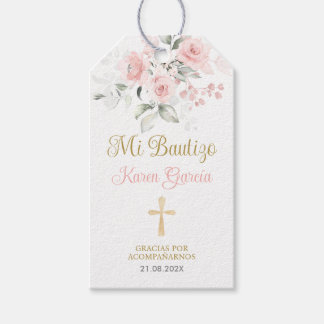 Mi Bautizo Thank you Gift Tags