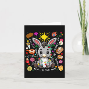 Mi Burrito Sabanero Mexican Tuki Tuki Donkey Latin Card