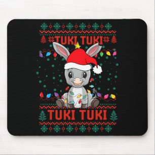 Mi Burrito Sabanero Mexican Tuki Tuki Latino Xmas Mouse Pad