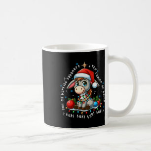 Mi Burrito Sanero Mexican Christmas Donkey Spanish Coffee Mug