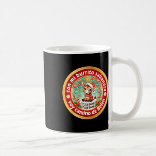 Mi Burrito Sanero Mexican Christmas Donkey Spanish Coffee Mug