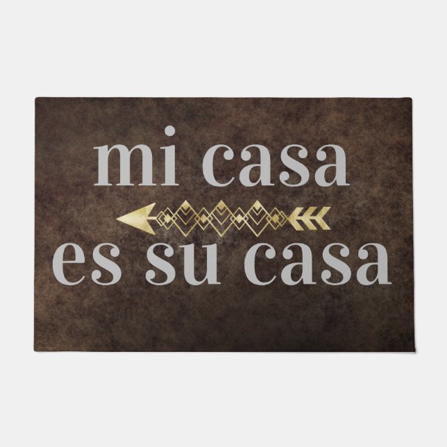 mi casa es su casa doormat (Front)