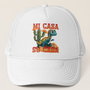Mi Casa, Su Casa Desert Scene Trucker Hat