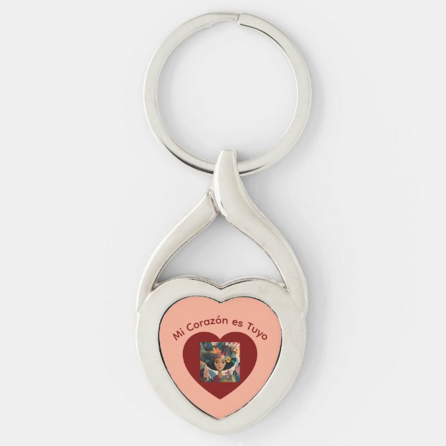 Mi Corazón es Tuyo  Key Ring (Front)