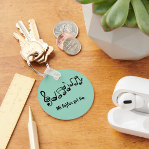 Mi fajfas pri tio. key ring