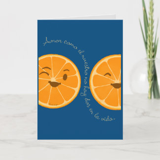 Mi Media Naranja | My Other Half Holiday Card